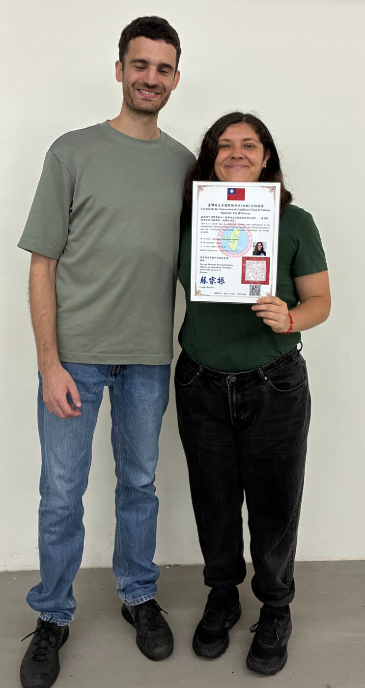 Student receiving a TBRS certificate